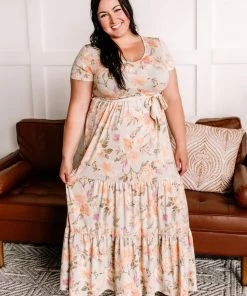 No Ship Drop Ship Just What You're Looking For Maxi Dress In Vintage Floral Apparel