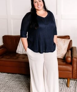 No Ship Drop Ship Show You Off Linen Blend Pants In Natural (GHG-L)