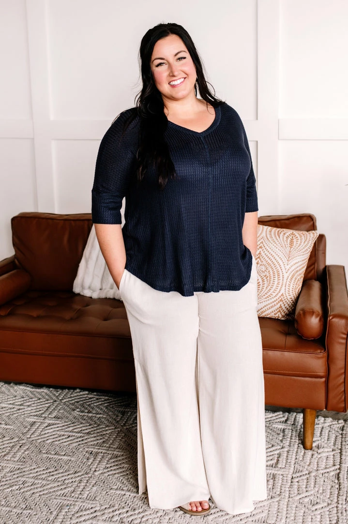 No Ship Drop Ship Show You Off Linen Blend Pants In Natural (GHG-L) 2 No Ship Drop Ship Show You Off Linen Blend Pants In Natural (GHG-L)