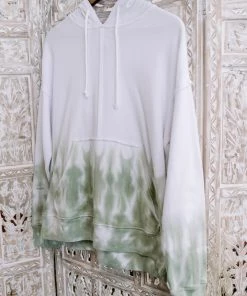 No Ship Drop Ship A Walk In The Woods Hoodie In Forest Tie Dye