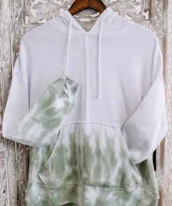 No Ship Drop Ship A Walk In The Woods Hoodie In Forest Tie Dye