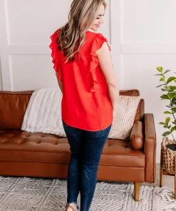 No Ship Drop Ship Ruffled Around The Edges In Tomato 10 No Ship Drop Ship Ruffled Around The Edges In Tomato