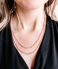 No Ship Drop Ship Frost Yourself Double Layered Joy Susan Necklace