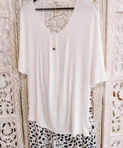 No Ship Drop Ship Taking It Back Lace Top In White Apparel