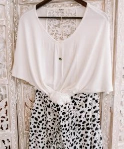 No Ship Drop Ship Taking It Back Lace Top In White Apparel