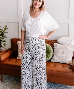 No Ship Drop Ship Taking It Back Lace Top In White Apparel