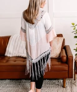 No Ship Drop Ship Apparel Cover You Up In Colorblock Knit