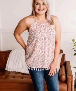 No Ship Drop Ship Dance Away Top In Bohemian Florals