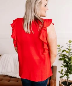 No Ship Drop Ship Ruffled Around The Edges In Tomato 11 No Ship Drop Ship Ruffled Around The Edges In Tomato