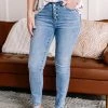 No Ship Drop Ship A Little Nip Tuck 5 Button Fly Skinny Judy Blue Jeans