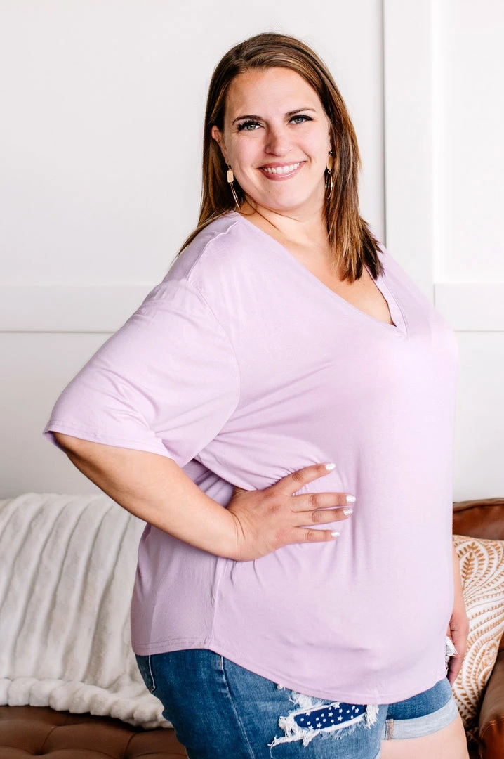 No Ship Drop Ship One For The Tee In Lavender 5 No Ship Drop Ship One For The Tee In Lavender