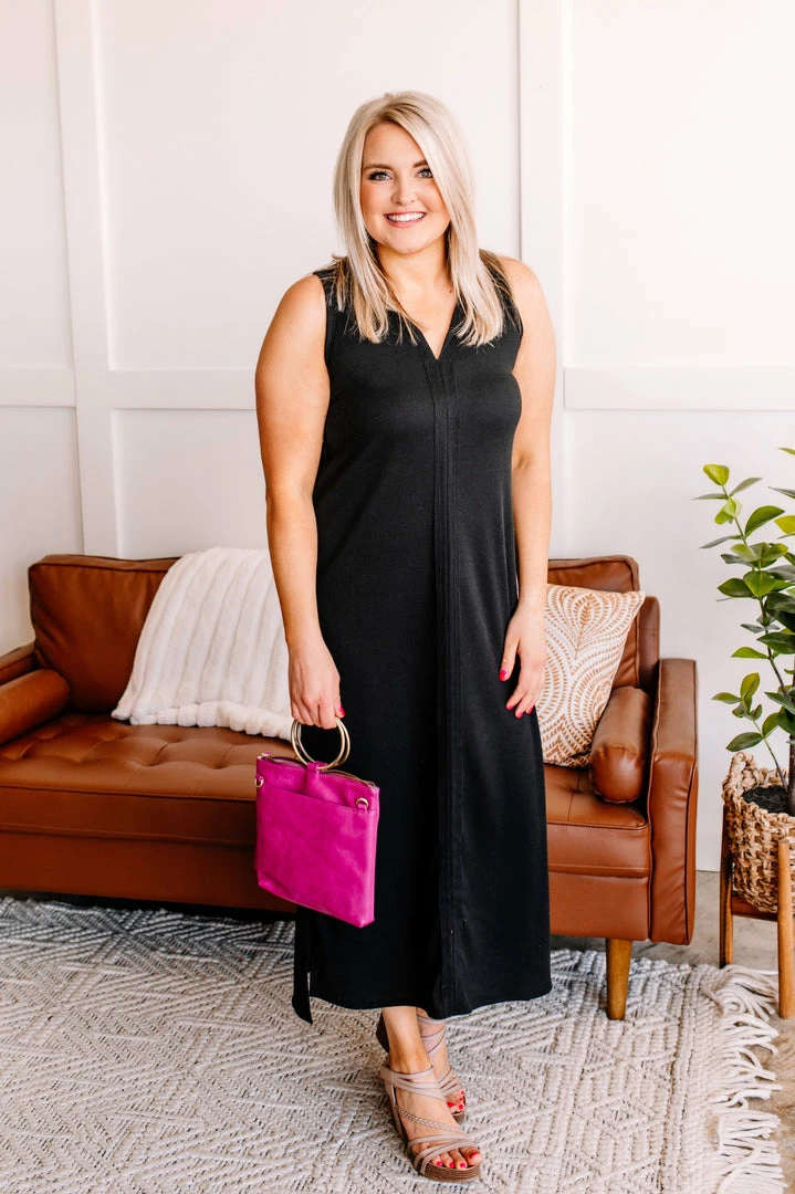 No Ship Drop Ship Apparel Riding Into The Sunset Textured Black Maxi Dress 7 No Ship Drop Ship Apparel Riding Into The Sunset Textured Black Maxi Dress