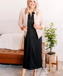 No Ship Drop Ship A Tad Bit Wild Blazer In Champagne