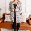 No Ship Drop Ship Apparel Running Wild Subtle Animal Print Cardigan