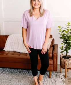 No Ship Drop Ship One For The Tee In Lavender