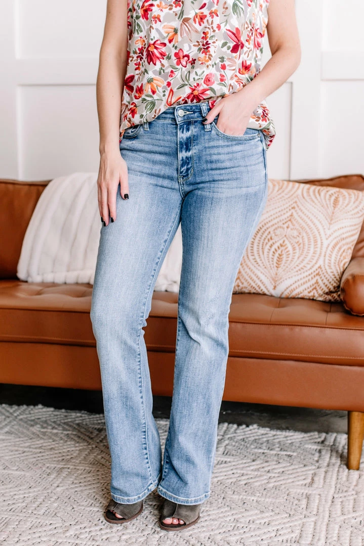 No Ship Drop Ship Apparel Booted Again Mid Rise Judy Blue Bootcut Jeans 2 No Ship Drop Ship Apparel Booted Again Mid Rise Judy Blue Bootcut Jeans