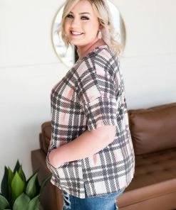 No Ship Drop Ship Don't Make Me Plaid Top Tops