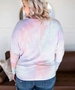 No Ship Drop Ship Northern Lights Dolman Sleeve Top