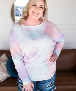 No Ship Drop Ship Northern Lights Dolman Sleeve Top