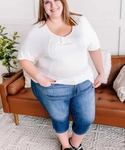 No Ship Drop Ship Taking It Back Lace Top In White Apparel