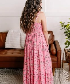 No Ship Drop Ship Picking Daisies Dress In Pink Apparel