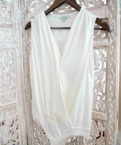 No Ship Drop Ship GHG- Shop Singles Ready To Mingle Bodysuit In Ivory (GHG-M) 29 No Ship Drop Ship GHG- Shop Singles Ready To Mingle Bodysuit In Ivory (GHG-M)