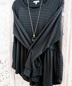 No Ship Drop Ship Apparel Instant Classic Long Sleeve Knit Top