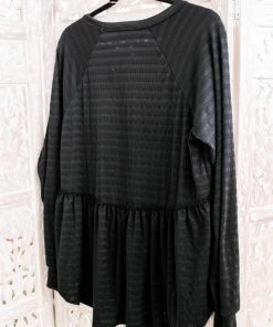 No Ship Drop Ship Apparel Instant Classic Long Sleeve Knit Top