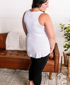 No Ship Drop Ship Instant Classic Tank Top In Crisp White 11 No Ship Drop Ship Instant Classic Tank Top In Crisp White