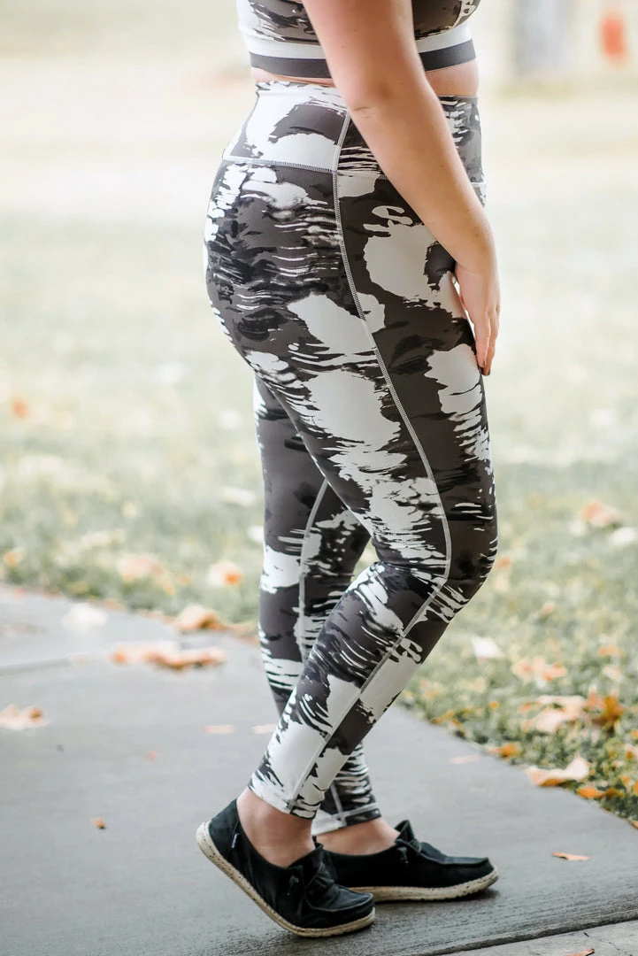 No Ship Drop Ship Strong To The Core In White Cloud Athletic Leggings 2 No Ship Drop Ship Strong To The Core In White Cloud Athletic Leggings