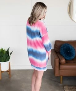 No Ship Drop Ship Apparel Tell Me More, Summer Tie Dye Dress