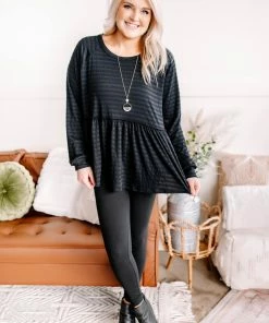 No Ship Drop Ship Apparel Instant Classic Long Sleeve Knit Top