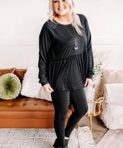 No Ship Drop Ship Apparel Instant Classic Long Sleeve Knit Top