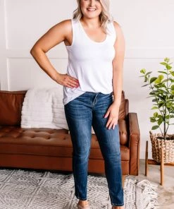 No Ship Drop Ship Instant Classic Tank Top In Crisp White 10 No Ship Drop Ship Instant Classic Tank Top In Crisp White