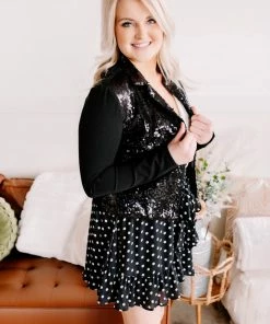 No Ship Drop Ship Apparel Chasing Skirts In Black Polkadots