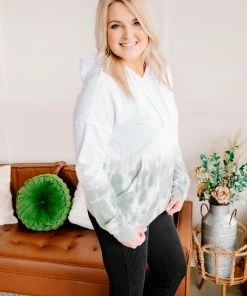 No Ship Drop Ship A Walk In The Woods Hoodie In Forest Tie Dye