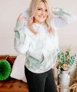 No Ship Drop Ship A Walk In The Woods Hoodie In Forest Tie Dye