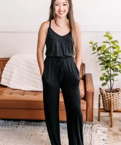 No Ship Drop Ship Apparel Ladies Night Out Jumpsuit In Black 11 No Ship Drop Ship Apparel Ladies Night Out Jumpsuit In Black