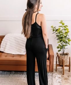 No Ship Drop Ship Apparel Ladies Night Out Jumpsuit In Black 13 No Ship Drop Ship Apparel Ladies Night Out Jumpsuit In Black