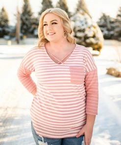 No Ship Drop Ship My Type Of Stripe Top