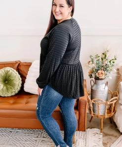 No Ship Drop Ship Apparel Instant Classic Long Sleeve Knit Top