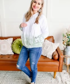 No Ship Drop Ship A Walk In The Woods Hoodie In Forest Tie Dye