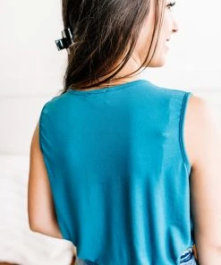 No Ship Drop Ship Ready To Mingle Bodysuit In Teal Apparel