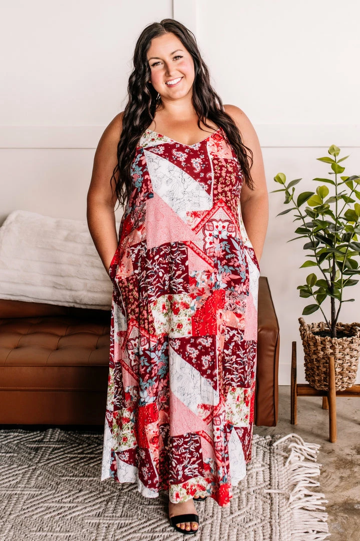 No Ship Drop Ship In A Fix Patchwork Maxi Dress 1 No Ship Drop Ship In A Fix Patchwork Maxi Dress