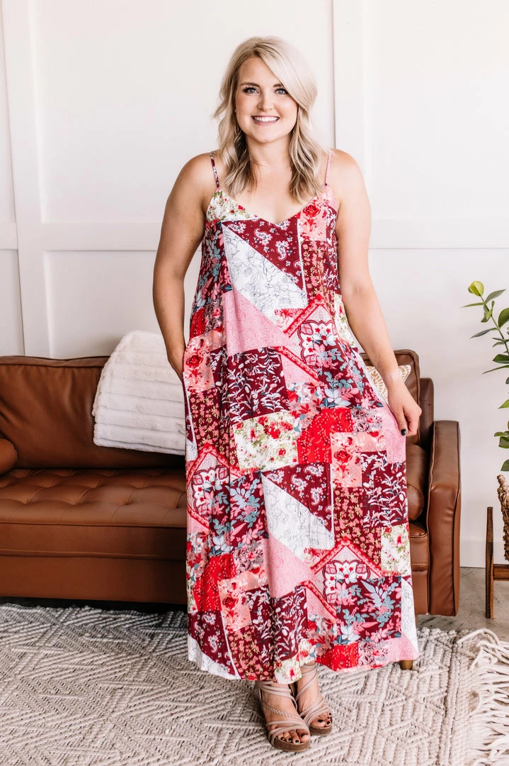 No Ship Drop Ship In A Fix Patchwork Maxi Dress 2 No Ship Drop Ship In A Fix Patchwork Maxi Dress