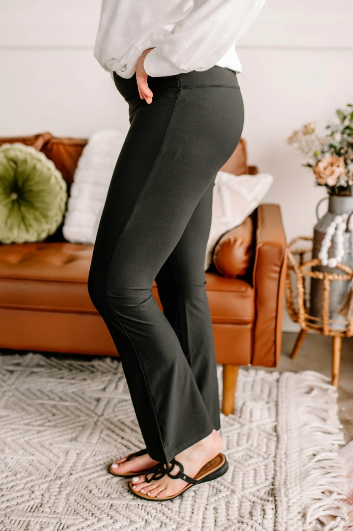 No Ship Drop Ship Mischief Managed Flared Yoga Pants (GHG-XL) 6 No Ship Drop Ship Mischief Managed Flared Yoga Pants (GHG-XL)