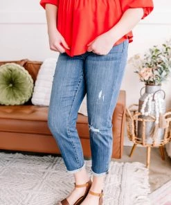 No Ship Drop Ship GHG- Shop Singles Let's Hear It For The Boyfriend Judy Blue Jegging (GHG-7)