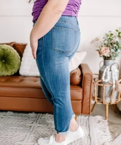 No Ship Drop Ship GHG- Shop Singles Let's Hear It For The Boyfriend Judy Blue Jegging (GHG-7)