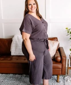 No Ship Drop Ship Make It Happen Jumpsuit In Mahogany 17 No Ship Drop Ship Make It Happen Jumpsuit In Mahogany