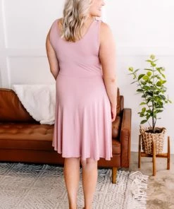 No Ship Drop Ship Endings And Beginnings Wrap A Line Dress In Dusty Pink M 9 No Ship Drop Ship Endings And Beginnings Wrap A Line Dress In Dusty Pink M